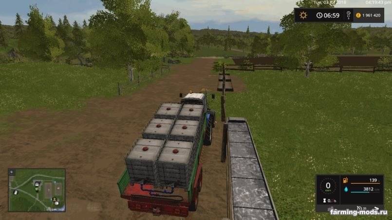 Мод Bruns Trailer v 0.9.8 для Farming Simulator 2017