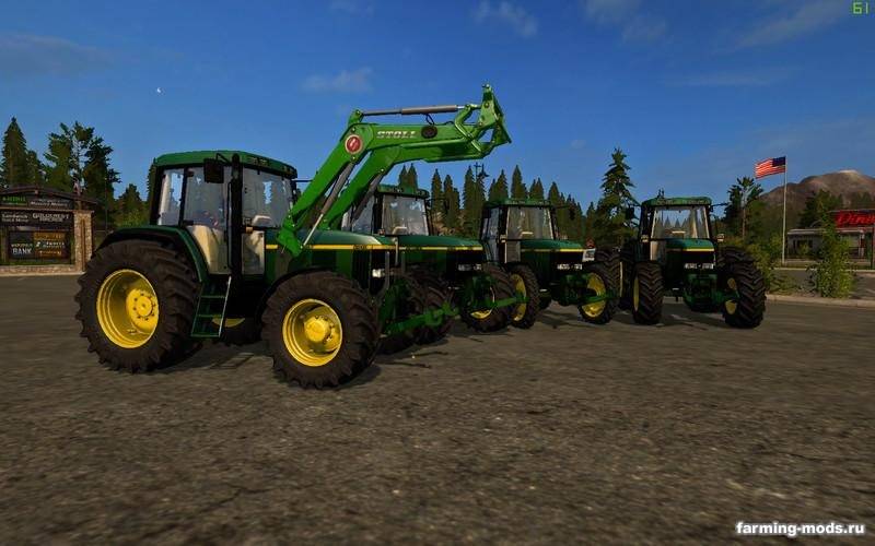 Мод John Deere 6810 v 1.1 для Farming Simulator 2017
