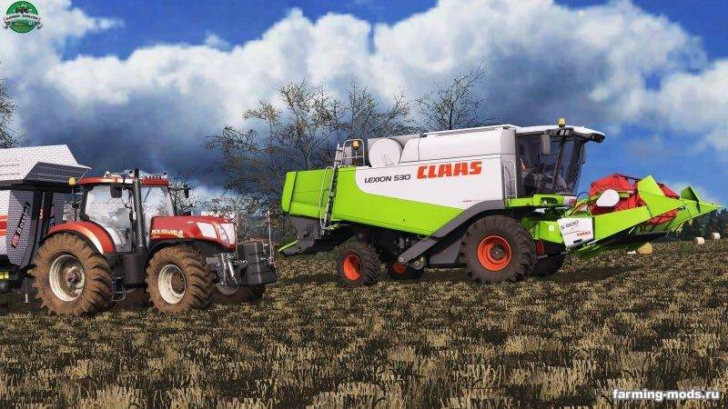 Мод Claas Lexion 530 v 1.1 для Farming Simulator 2017