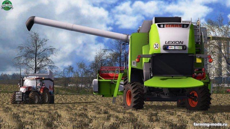 Мод Claas Lexion 530 v 1.1 для Farming Simulator 2017