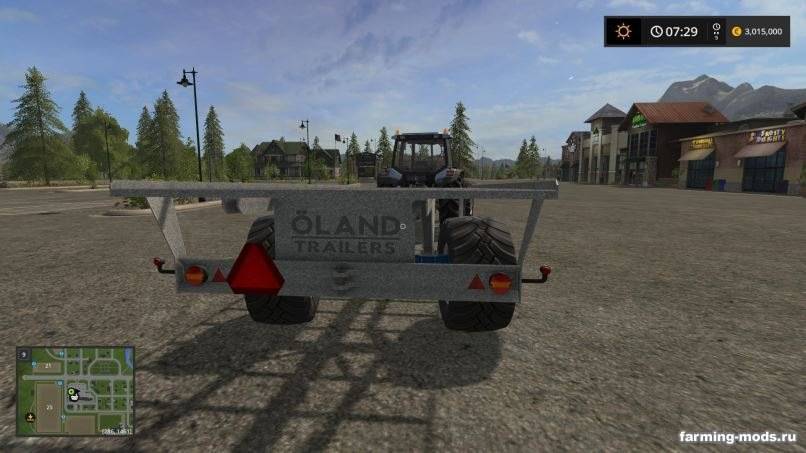 Мод Oland HV72 Bale Trailer v 1.0 для Farming Simulator 2017