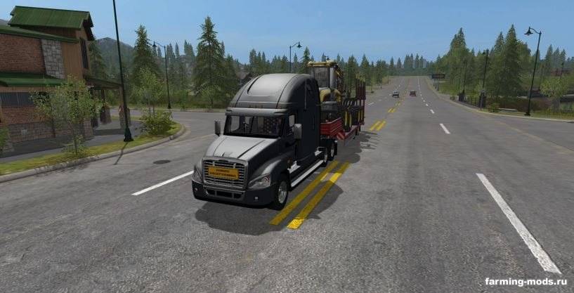 Мод Cascadia Freightliner v 1.0 для Farming Simulator 2017