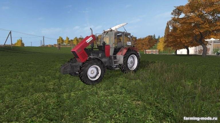Мод Трактор МТЗ-1221 v 1.6 для Farming Simulator 2017