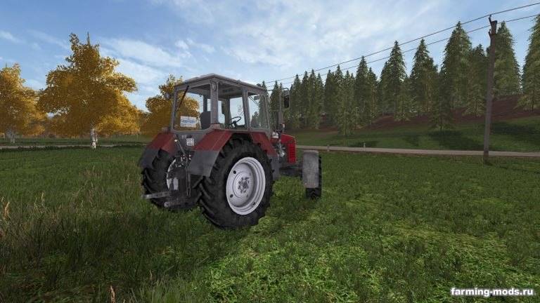 Мод Трактор МТЗ-1221 v 1.6 для Farming Simulator 2017