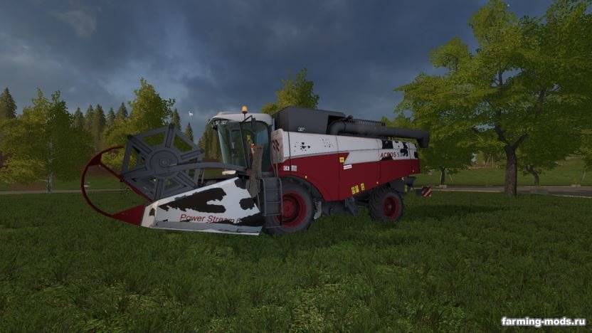 Мод Ростсельмаш Акрос-530 v 1.1 для Farming Simulator 2017