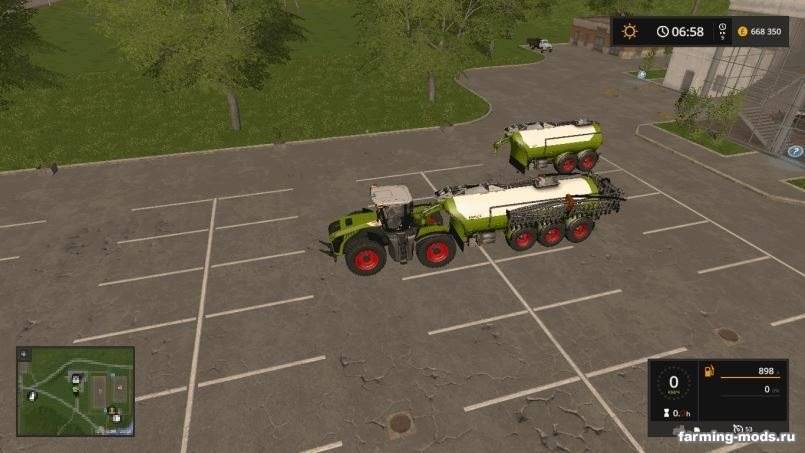 Мод Claas Xerion / Kaweco Full Pack v 1.1 для Farming Simulator 2017