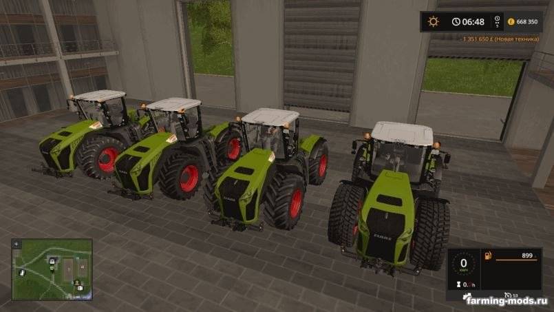 Мод Claas Xerion / Kaweco Full Pack v 1.1 для Farming Simulator 2017