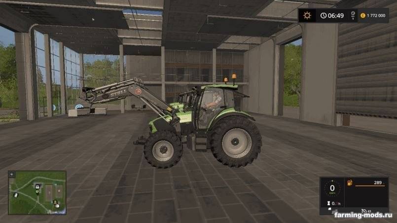 Мод Deutz Fahr 5110 TTV v 1.2 для Farming Simulator 2017