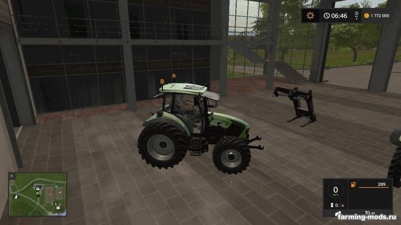 Мод Deutz Fahr 5110 TTV v 1.2 для Farming Simulator 2017