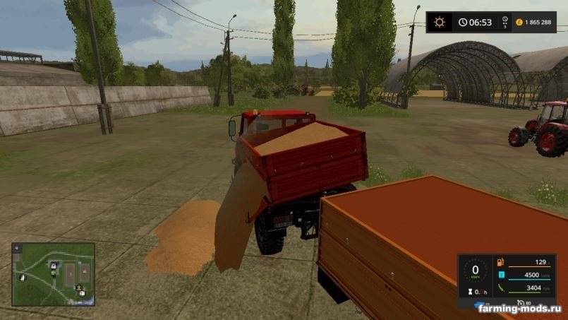 Мод MB Unimog 1600 + Trailer (Tanker seeders) v 3.2 для Farming Simulator 2017