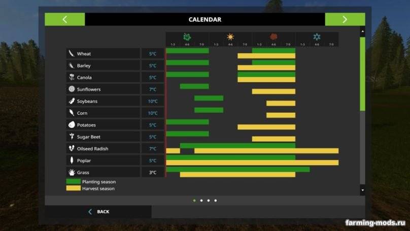 Мод Реалистичная смена времен года - Seasons v 1.3.1.0 для Farming Simulator 2017 Мод Реалистичная смена времен года - Seasons v 1.3.1.0 для Farming Simulator 2017