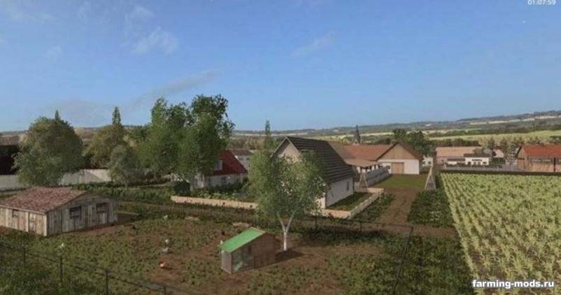 Мод Карта Новгородовка v 1.0 edit для Farming Simulator 2017