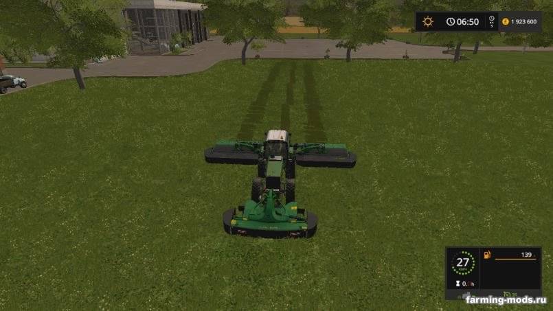 Мод John Deere F35R & R990R Mowers v 1.0 для Farming Simulator 2017