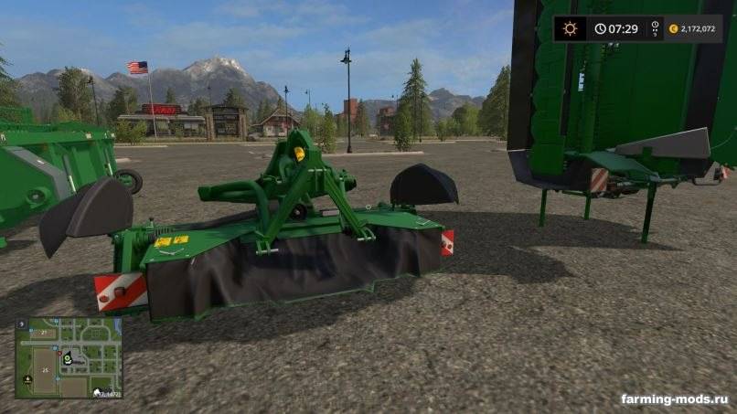 Мод John Deere F35R & R990R Mowers v 1.0 для Farming Simulator 2017