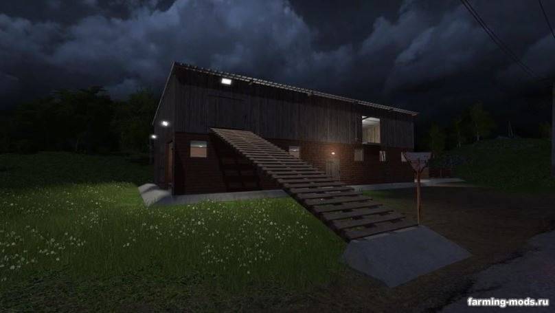 Мод Hala CowShed v 1.0 для Farming Simulator 2017