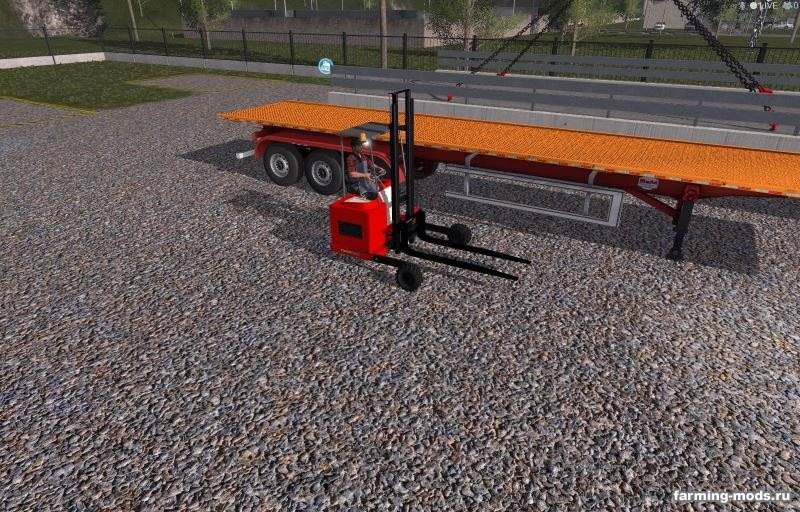 Мод Forklift v 2.4.7 для Farming Simulator 2017 Мод Forklift v 2.4.7 для Farming Simulator 2017