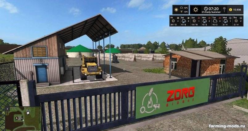 Мод Карта Черкащина v 2.0 Seasons для Farming Simulator 2017