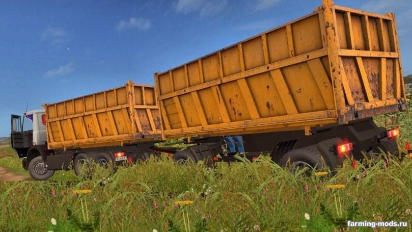 Мод МАЗ-5516 с прицепом v 1.1 для Farming Simulator 2017 Мод МАЗ-5516 с прицепом v 1.1 для Farming Simulator 2017