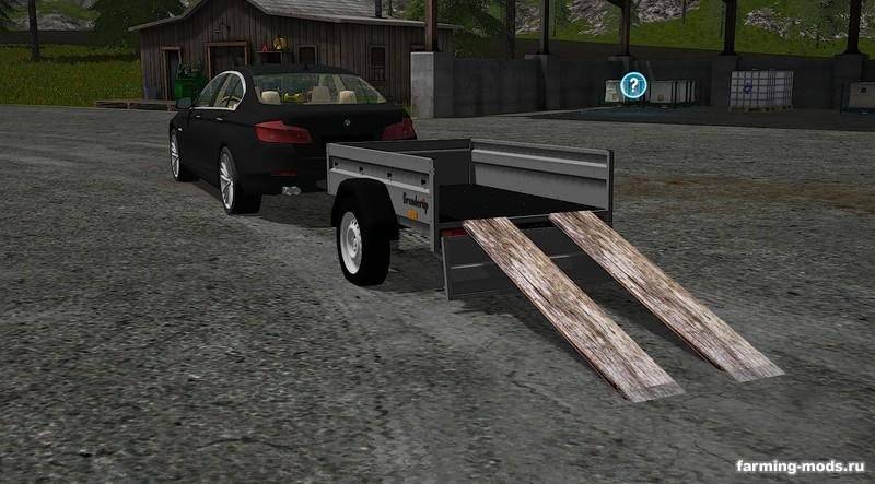 Мод Brenderup 1-axle trailer v 1.0.0.1 для Farming Simulator 2017