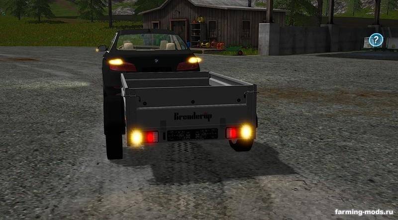 Мод Brenderup 1-axle trailer v 1.0.0.1 для Farming Simulator 2017