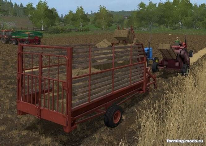 Мод Old Ballenwagen - Bale Loader v 1.1 для Farming Simulator 2017