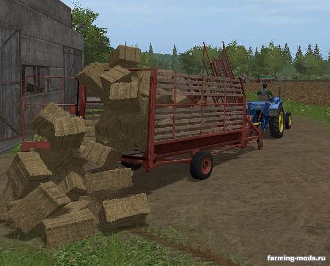 Мод Old Ballenwagen - Bale Loader v 1.1 для Farming Simulator 2017