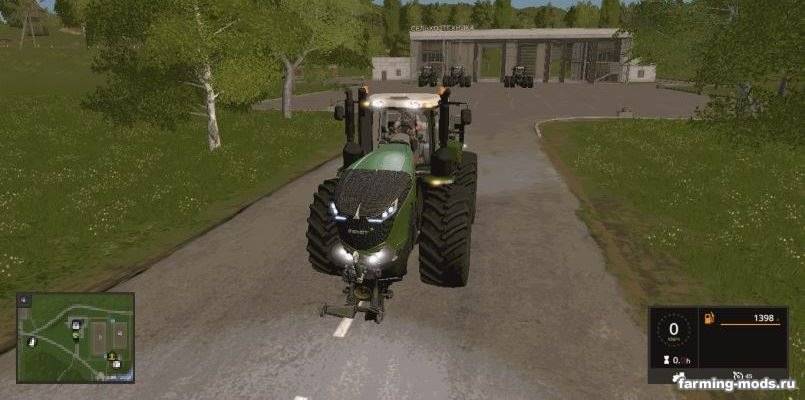 Мод Fendt Vario T FL pack black / green v 4.0 для Farming Simulator 2017