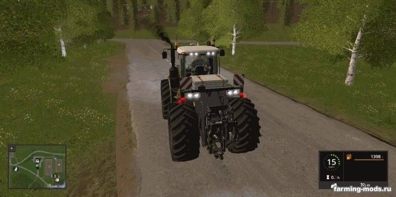 Мод Fendt Vario T FL pack black / green v 4.0 для Farming Simulator 2017