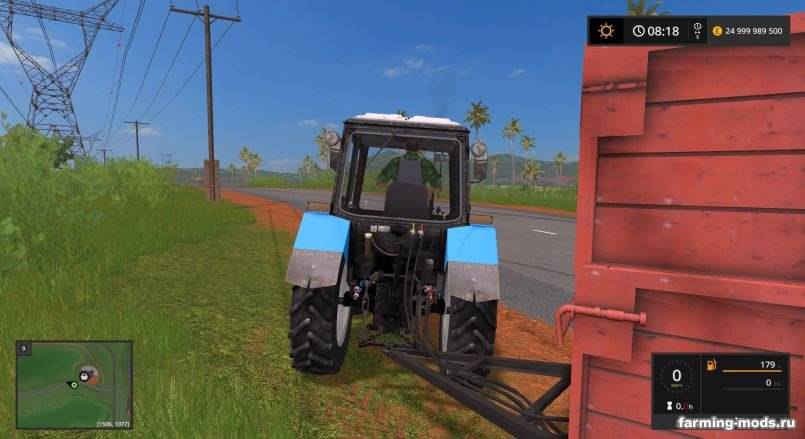 Мод МТЗ-82.1 Беларус v 2.4 для Farming Simulator 2017