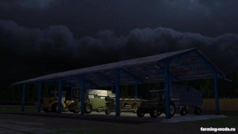 Мод Vehicle Shelter v 1.0 для Farming Simulator 2017