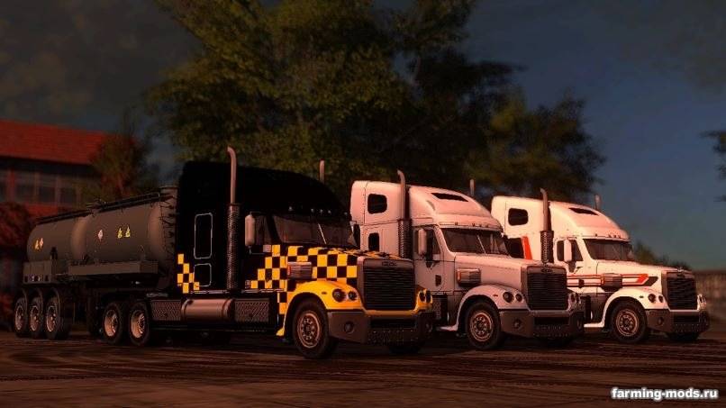 Мод Freightliner Coronado v 1.0 для Farming Simulator 2017