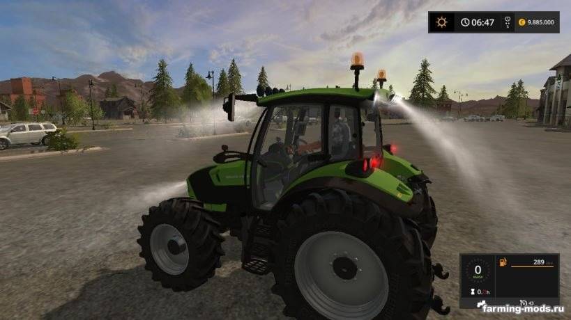 Мод Deutz Fahr 5130TTV v 2.0 для Farming Simulator 2017