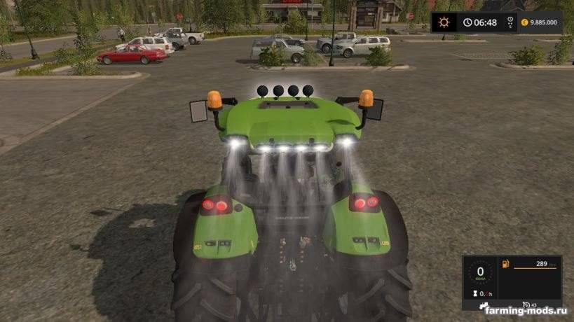 Мод Deutz Fahr 5130TTV v 2.0 для Farming Simulator 2017