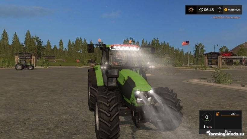 Мод Deutz Fahr 5130TTV v 2.0 для Farming Simulator 2017