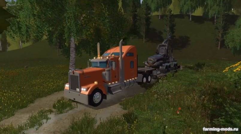 Мод Kenworth W900 v 1.0 для Farming Simulator 2017
