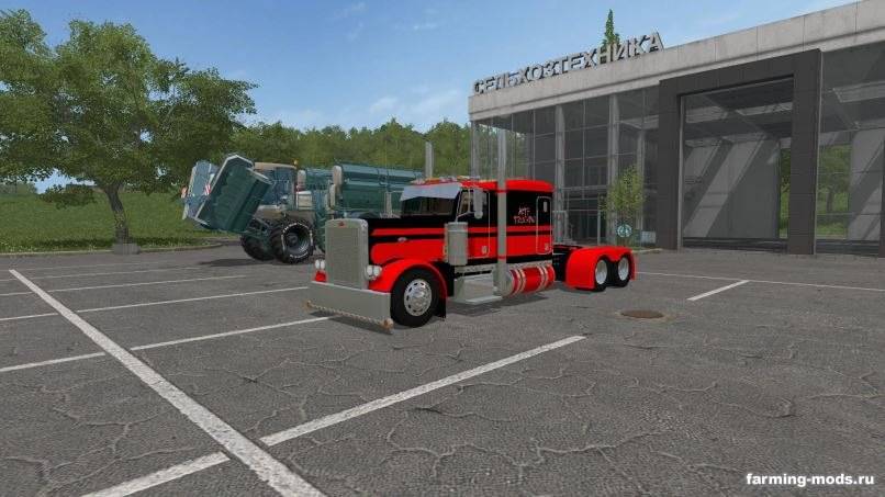 Мод Truck Peterbilt FlatTop v 1.1 для Farming Simulator 2017 Мод Truck Peterbilt FlatTop v 1.1 для Farming Simulator 2017