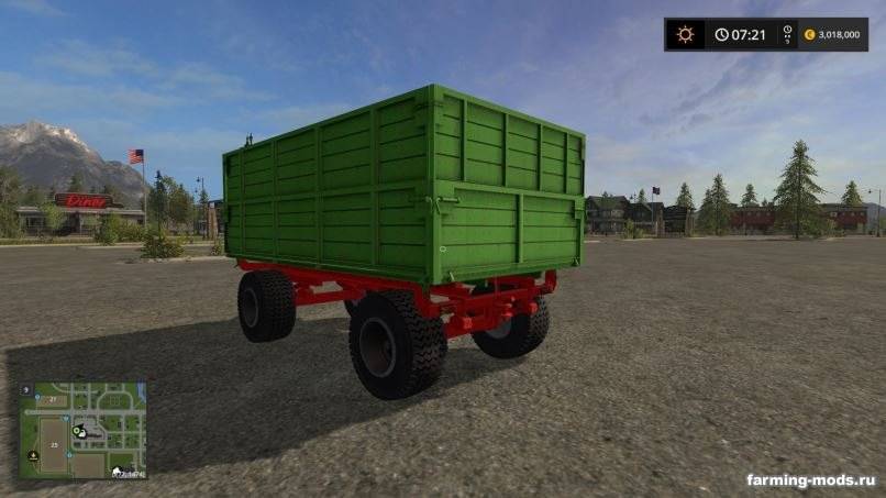 Мод ПТС-6 Зеленый v 1.2 для Farming Simulator 2017