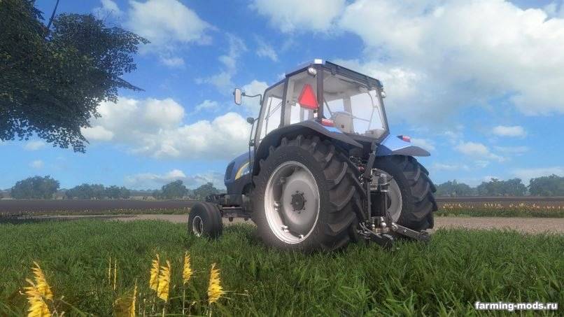 Мод Трактор New Holland T5000 v 1.0 для Farming Simulator 2017 Мод Трактор New Holland T5000 v 1.0 для Farming Simulator 2017