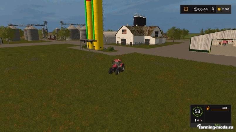 Мод Карта Emerald Rock Valley Grain Map v 1.0 для Farming Simulator 2017