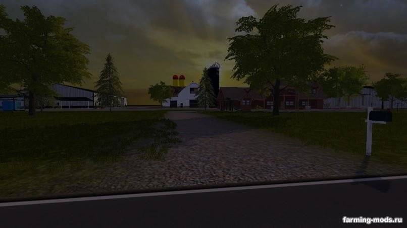 Мод Карта Emerald Rock Valley Grain Map v 1.0 для Farming Simulator 2017