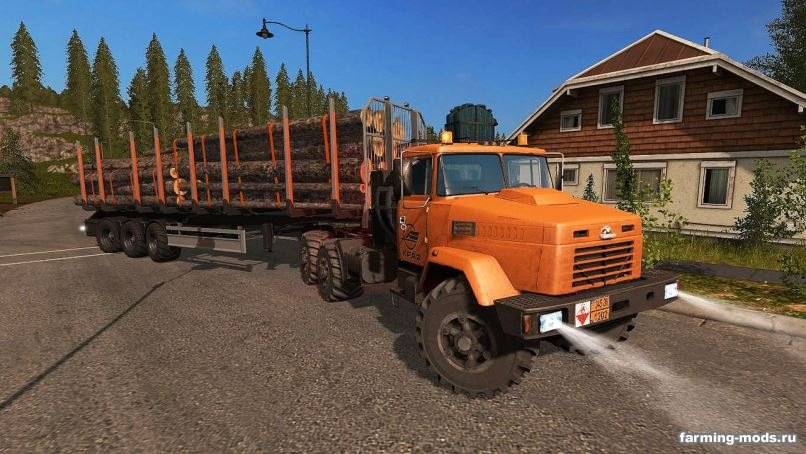 Мод Fliegl Timber Trailer v 1.0.0.1 для Farming Simulator 2017