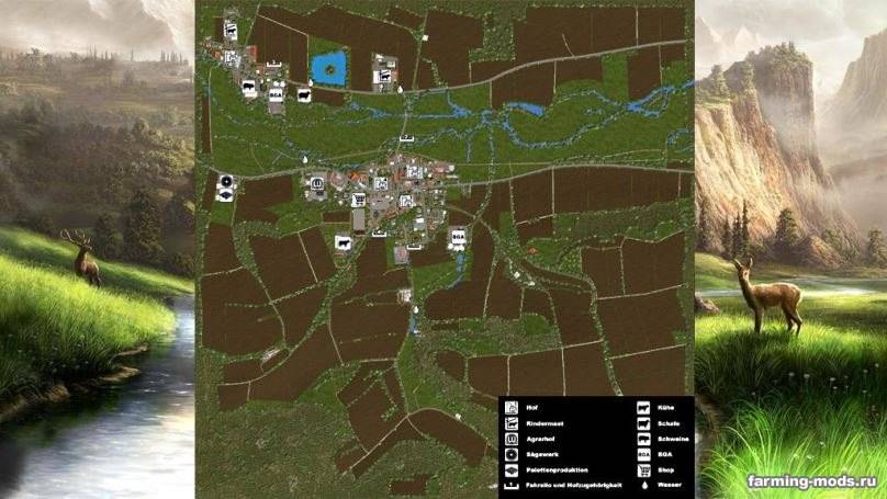 Мод Карта Stappenbach 17 v 1.2.0.1 для Farming Simulator 2017