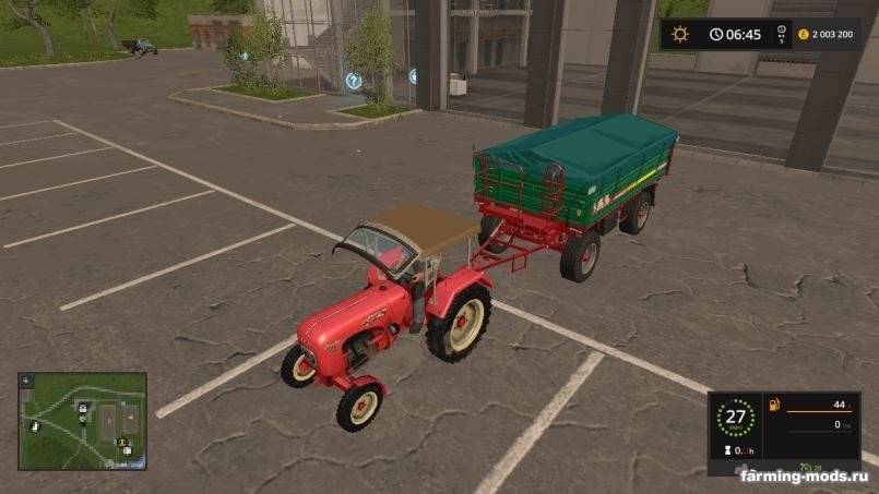 Мод Porsche Junior v 1.1 для Farming Simulator 2017