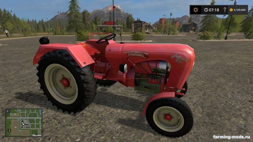Мод Porsche Junior v 1.1 для Farming Simulator 2017