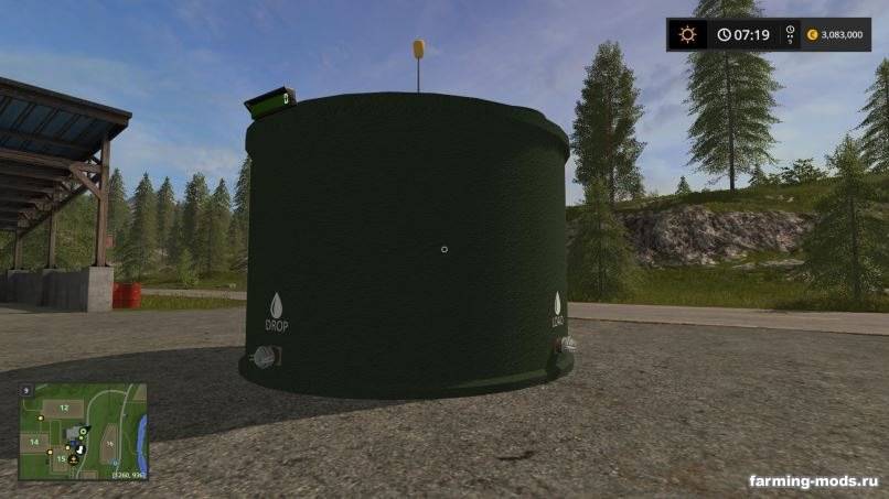 Мод Water Collector Storage v 1.0 для Farming Simulator 2017