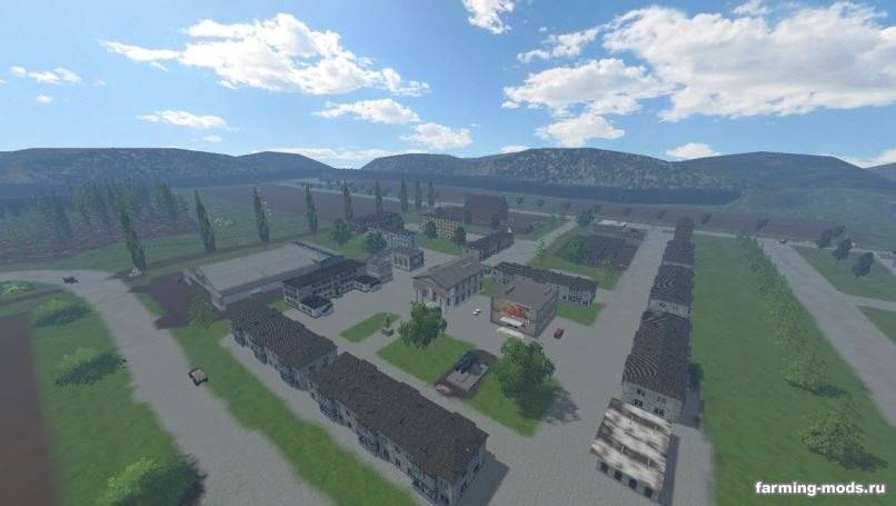 Мод Карта Село Ушаково v 1.0 для Farming Simulator 2015