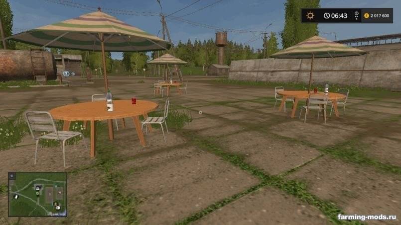 Мод Table de jardin v 1.0 для Farming Simulator 2017
