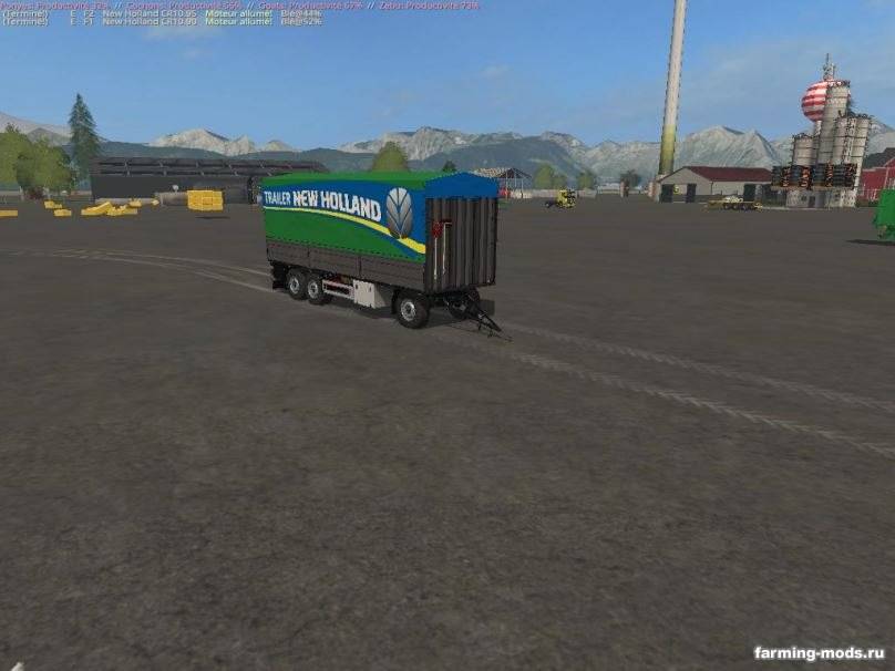 Мод Trailer New Holland Krone UAL v 1.1 для Farming Simulator 2017