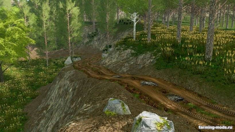 Мод Карта Forestry Land v 1.0 для Farming Simulator 2017