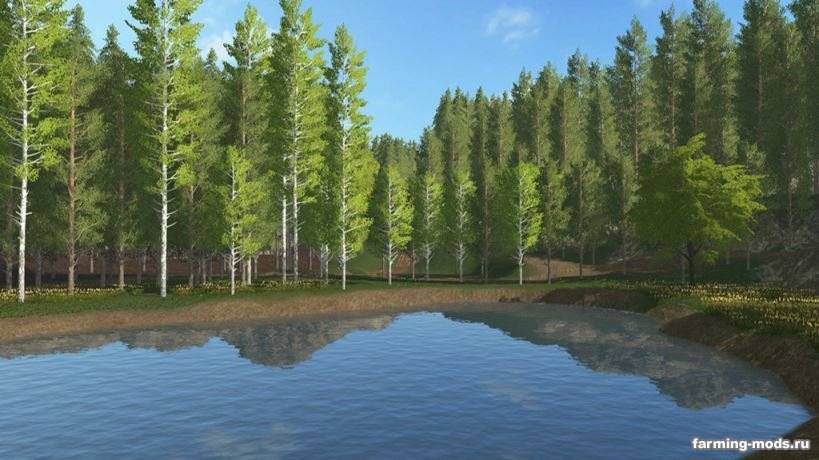 Мод Карта Forestry Land v 1.0 для Farming Simulator 2017